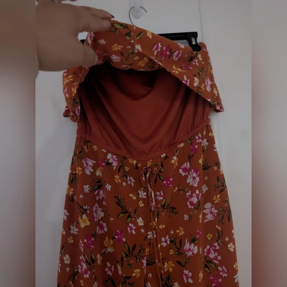 Chic Floral Off-Shoulder Bohemian Summer Jumpsuit